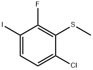 (6-Chloro-2-fluoro-3-iodophenyl)(methyl)sulfane 结构式