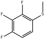 Methyl(2,3,4-trifluorophenyl)sulfane 结构式