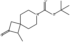 1-甲基-2-氧代-7-氮杂螺[3.5]壬烷-7-羧酸叔丁酯 结构式