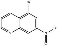 5-溴-7-硝基喹啉 结构式