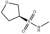 (3S)-N-methyloxolane-3-sulfonamide 结构式