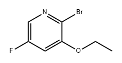 2-溴-3-乙氧基-5-氟吡啶 结构式