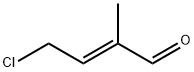 2-Butenal, 4-chloro-2-methyl-, (2E)- 结构式