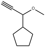 (1-methoxyprop-2-yn-1-yl)cyclopentane 结构式