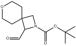 tert-butyl 1-formyl-7-oxa-2-azaspiro[3.5]nonane-2-carboxylate 结构式