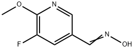 N-[(5-fluoro-6-methoxypyridin-3-yl)methylidene]hydroxylamine 结构式