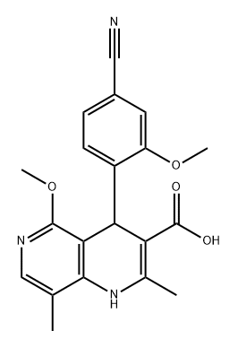 非奈利酮杂质10 结构式