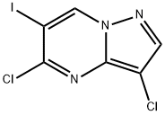 3,5-二氯-6-碘吡唑并[1,5-A]嘧啶 结构式