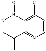 4-氯-3-硝基-2-(丙基-1-烯-2-基)吡啶 结构式