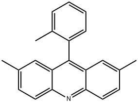 Acridine, 2,7-dimethyl-9-(2-methylphenyl)- 结构式