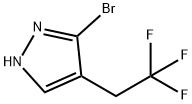 3-溴-4-(2,2,2-三氟乙基)-1H吡唑 结构式