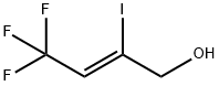 2-Buten-1-ol, 4,4,4-trifluoro-2-iodo-, (2Z)- 结构式