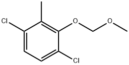 1,4-dichloro-2-(methoxymethoxy)-3-methylbenzene 结构式