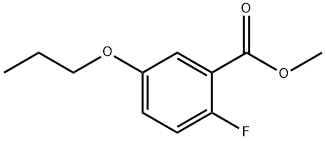 Methyl 2-fluoro-5-propoxybenzoate 结构式