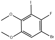 1-Bromo-2-fluoro-3-iodo-4,5-dimethoxybenzene 结构式