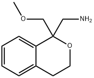 1H-2-Benzopyran-1-methanamine, 3,4-dihydro-1-(methoxymethyl)- 结构式