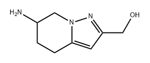 (6-氨基-4,5,6,7-四氢吡唑并[1,5-A]吡啶-2-基)甲醇 结构式