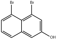 4,5-二溴萘-2-醇 结构式