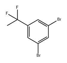 1,3-二溴-5-(1,1-二氟乙基)苯 结构式