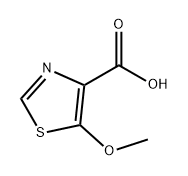 5-甲氧基噻唑-4-羧酸 结构式