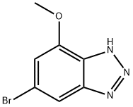 5-溴-7-甲氧基-1H-苯并[D][1,2,3]三唑 结构式