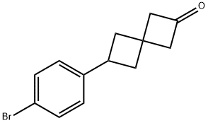 6-(4-bromophenyl)spiro[3.3]heptan-2-one 结构式