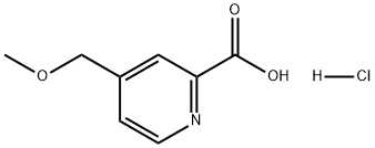 4-(甲氧基甲基)吡啶甲酸(盐酸盐) 结构式