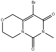 9-bromo-7-methyl-1H,3H,4H,6H,7H,8H-pyrimido[4,3-c][1,4]oxazine-6,8-dione 结构式