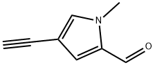 4-乙炔基-1-甲基-1H-吡咯-2-甲醛 结构式
