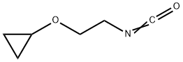 (2-isocyanatoethoxy)cyclopropane 结构式