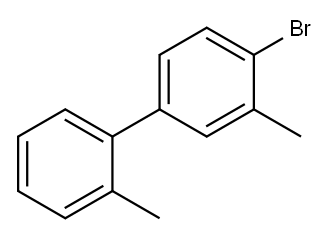 4'-Bromo-2,3'-dimethyl-1,1'-biphenyl 结构式