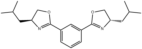 1,3-双((S)-4-异丁基-4,5-二氢恶唑-2-基)苯 结构式