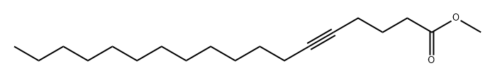 5-Octadecynoic acid, methyl ester 结构式