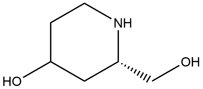 (2S)-2-(羟甲基)哌啶-4-醇 结构式