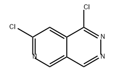 1,7-二氯吡啶并[3,4-D]哒嗪 结构式