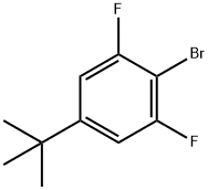 2-溴-5-(叔丁基)-1,3-二氟苯 结构式