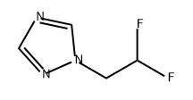 1H-1,2,4-Triazole, 1-(2,2-difluoroethyl)- 结构式