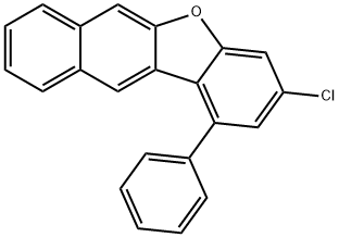 Benzo[b]naphtho[2,3-d]furan, 3-chloro-1-phenyl- 结构式