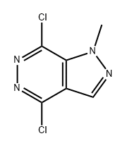 4,7-二氯-1-甲基-1H-吡唑并[3,4-D]哒嗪 结构式