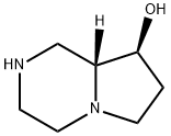 (8S,8AR)-八氢吡咯并[1,2-A]吡嗪-8-醇 结构式