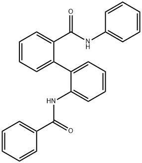 N,N'-2,2'-biphenyldiyldibenzamide 结构式