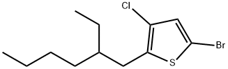 5-溴-3-氯-2-(2-乙基己基)噻吩 结构式