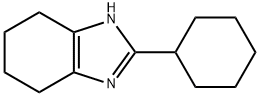 2-Cyclohexyl-4,5,6,7-tetrahydro-1H-1,3-benzodiazole 结构式