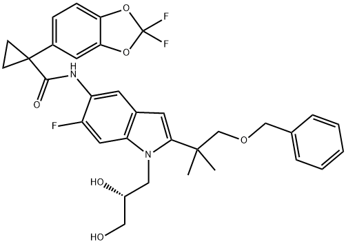 替扎卡托杂质9 结构式