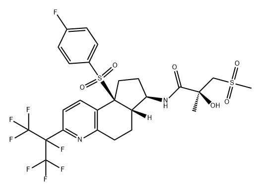 化合物 RORΓT INVERSE AGONIST 14 结构式