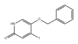 5-(苄氧基)-4-碘吡啶-2(1H)-酮 结构式