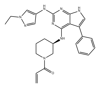化合物JAK3/BTK-IN-1 结构式