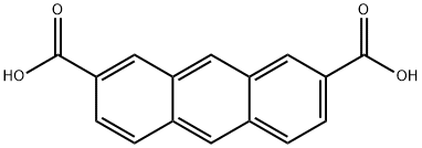 Anthracene-2,7-dicarboxylic acid 结构式