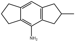 2-甲基-1,2,3,5,6,7-六氢-S-INDACEN-4-胺 结构式