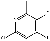 6-氯-3-氟-4-碘-2-甲基吡啶 结构式